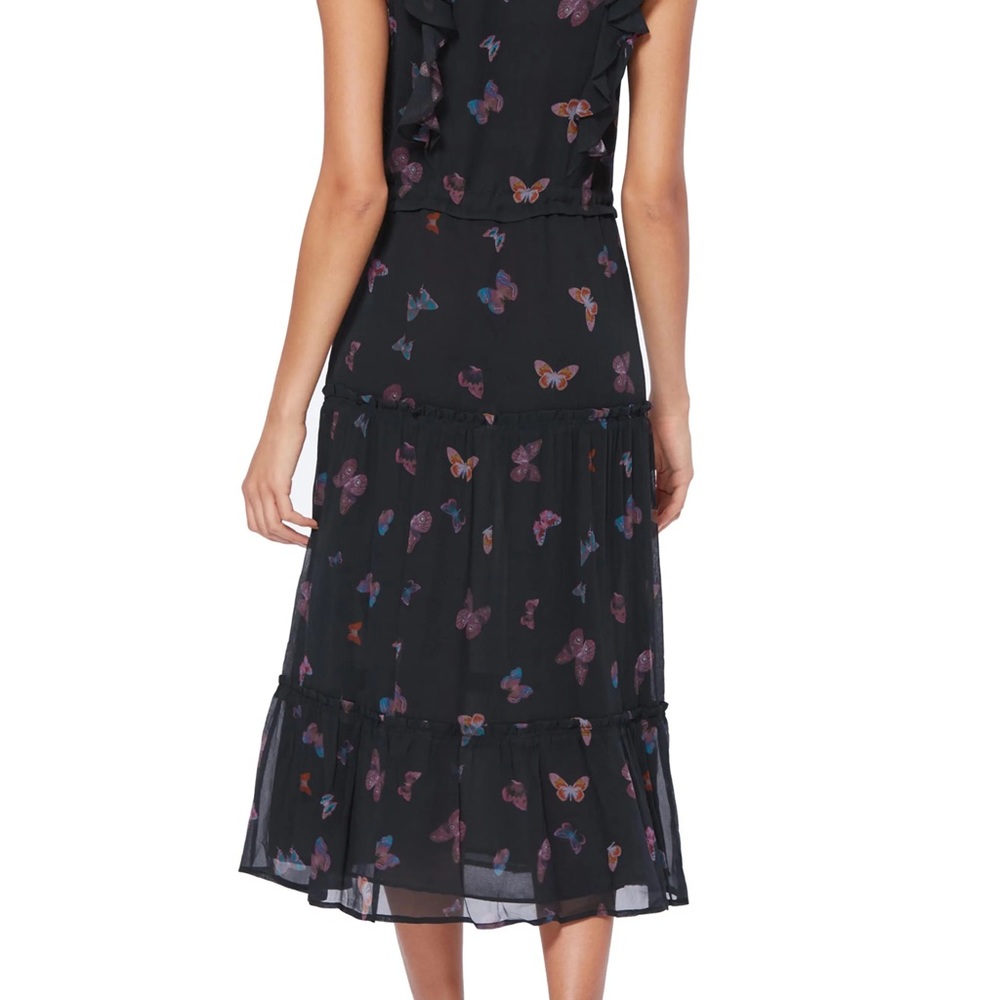 NWT Paige silk dress - Basil Butterfly - silk - M - Picture 7 of 7
